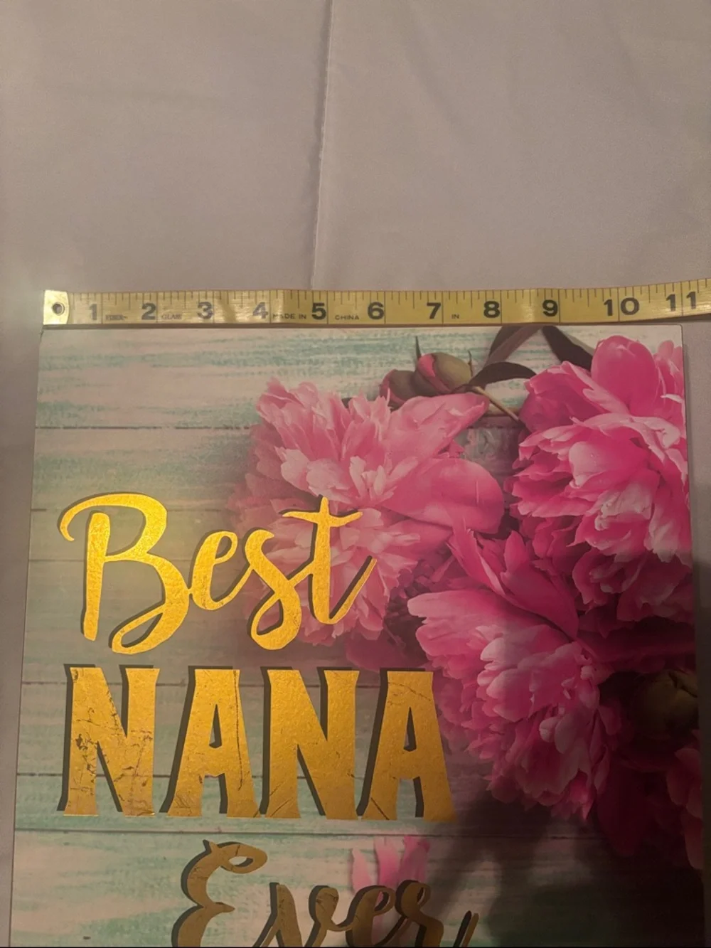 Unbranded lettering blooms pink